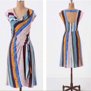 Plenty by Tracy Reese silk colorful wrap look dres